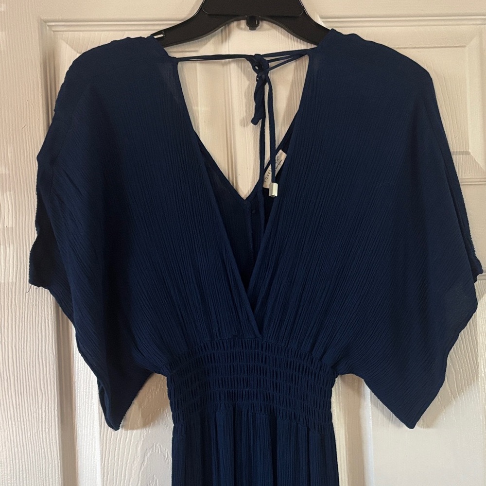 Lovestitch Deep Blue Backless Dress